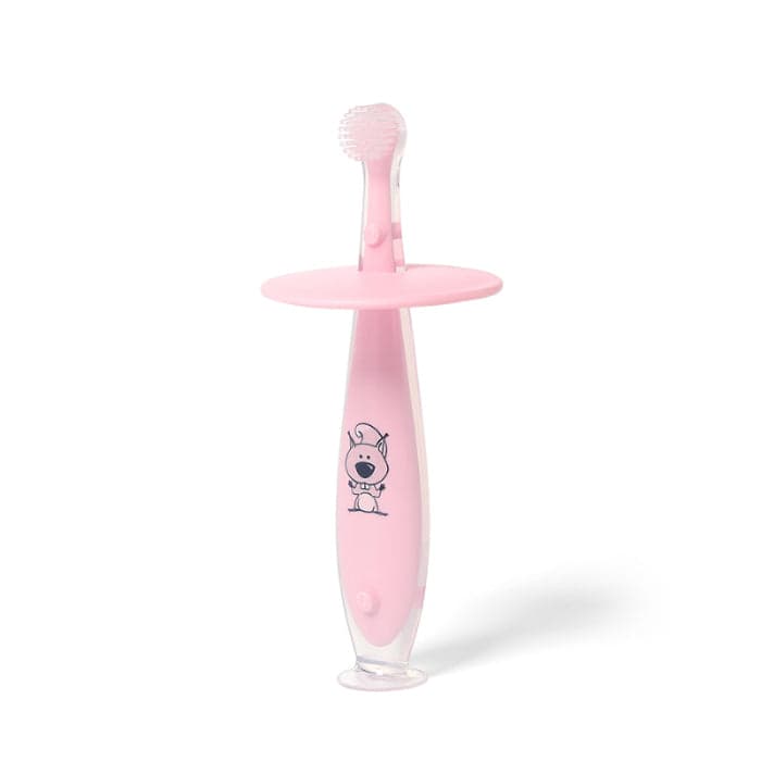Escova de dentes com sucção 6m+ Baby Ono Rosa
