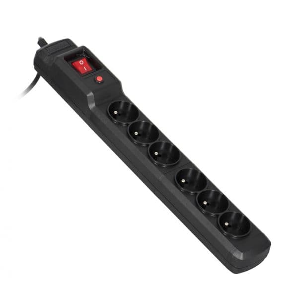 Activejet COMBO 6GN Fita de Energia 6 Tomadas com Cabo 5m
