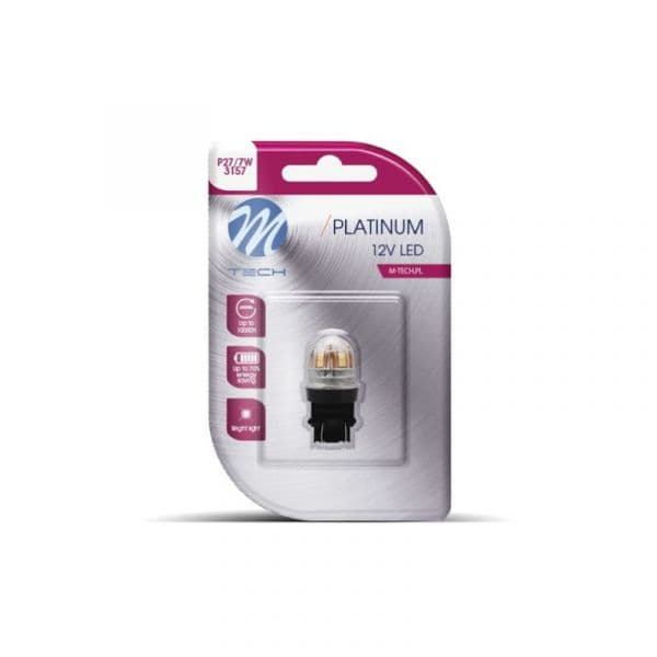 M-tech Lâmpada LED W5W 3157 12/24V 15x2835SMD Platinum 6000K - 16.LB831W