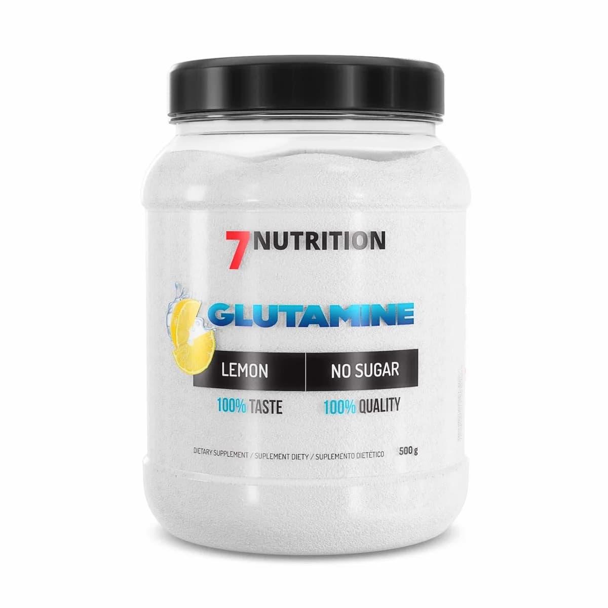 Glutamine 7Nutrition - 500g Sabor Limão