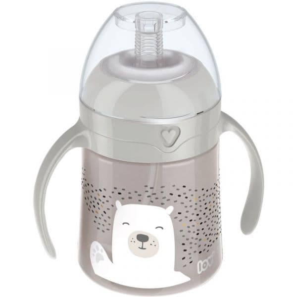 Lovi First Cup With Straw Beginner Chávena com Palhinha Buddy Bear 150 ml