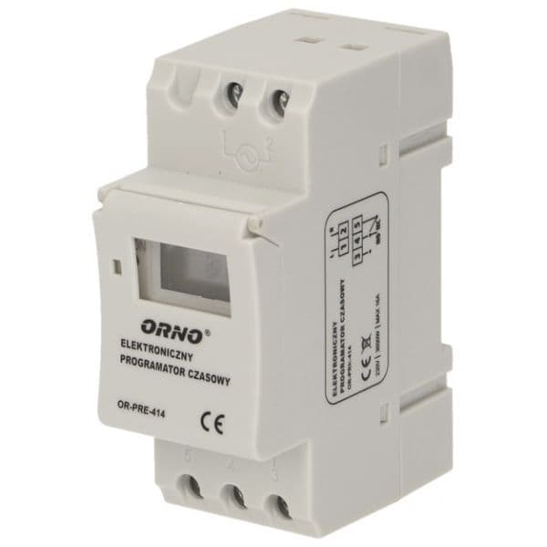 Orno Temporizador Semanal Digital 3500W (din) - OR-PRE-414