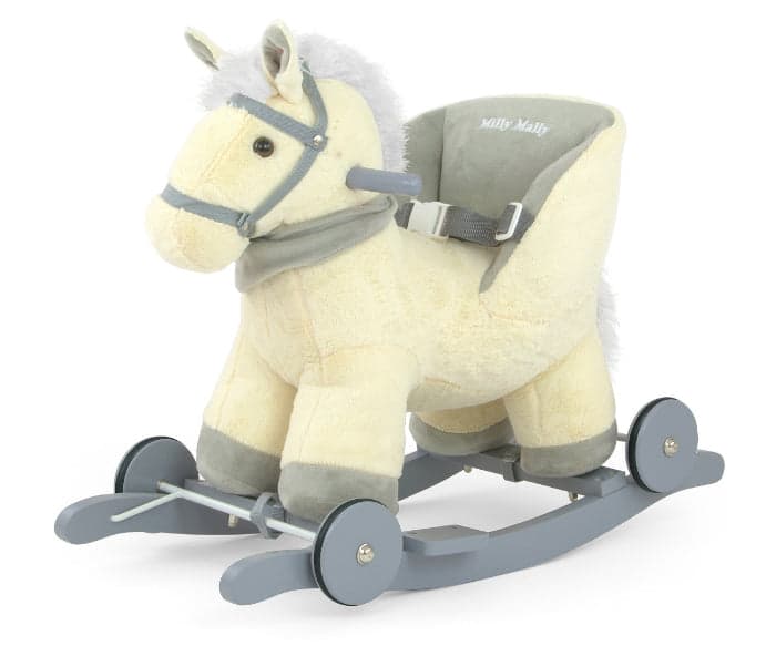 Cavalo de Baloiço Milly Mally Polly Bege