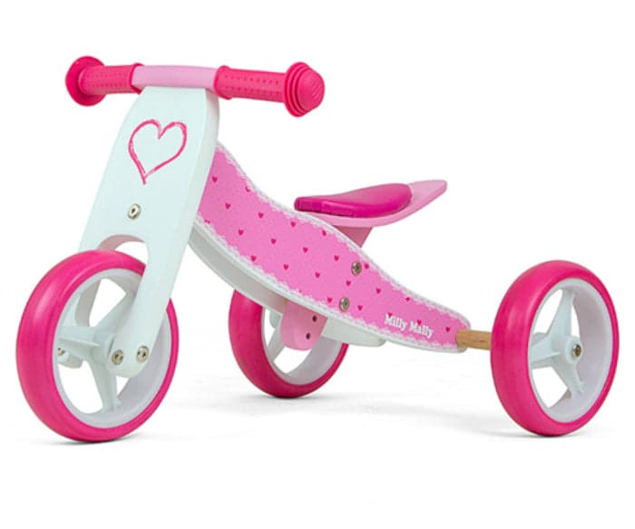 Bicicleta 2 em 1 Milly Mally Jake Hearts