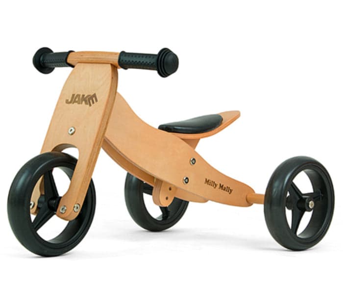 Bicicleta 2 em 1 Milly Mally Jake Natural