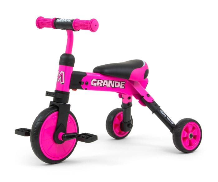 Bicicleta 2 em 1 Milly Mally Grande Pink