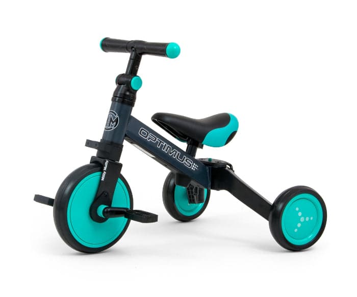 Bicicleta 3 em 1 Milly Mally Optimus Mint