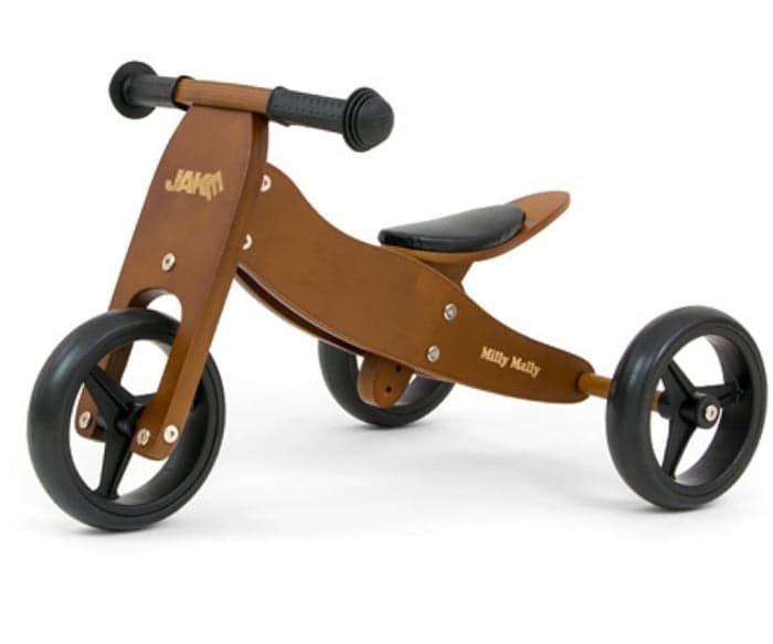 Bicicleta 2 em 1 Milly Mally Jake Dark Natural