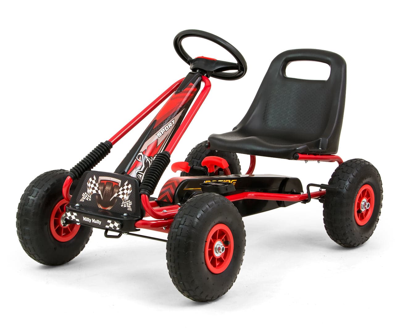 Kart A Pedais Thor Vermelho Milly Mally