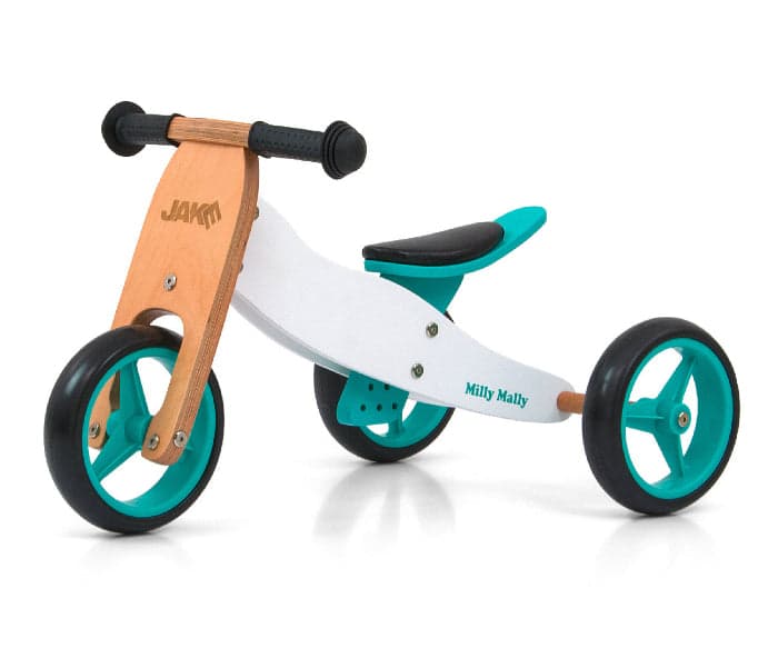 Bicicleta 2 em 1 Milly Mally Jake Classic Mint