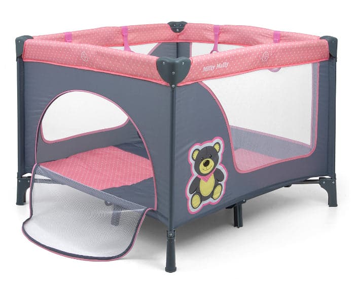 Berço Milly Mally Fun Bear Pink