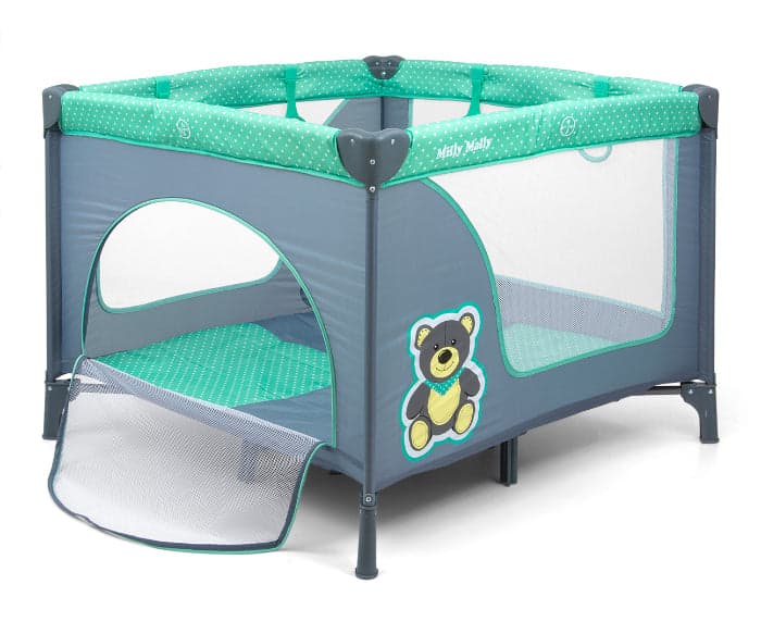 Berço Milly Mally Fun Bear Mint