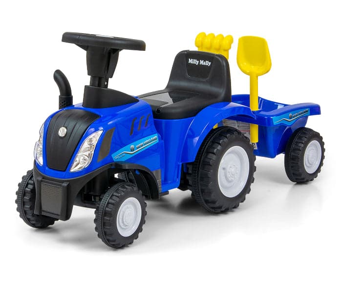 Ride On Milly Mally New Holland T7 Tractor Blue