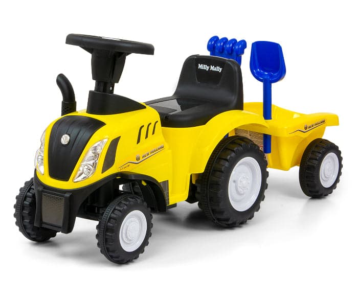 Ride On Milly Mally New Holland T7 Tractor Yellow