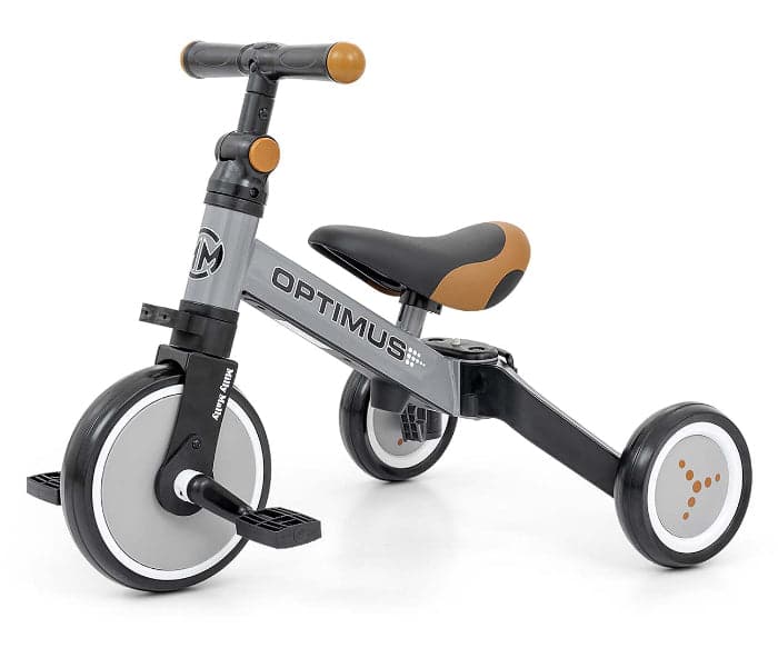 Bicicleta 3 em 1 Milly Mally Optimus Grey