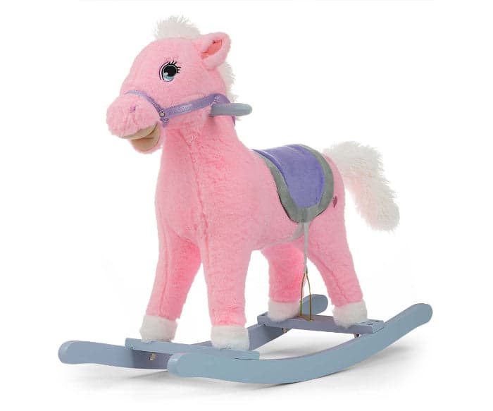 Cavalo de Baloiço Milly Mally Łatek Pink