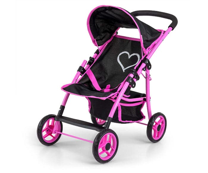 Carrinho de Bonecas Milly Mally Natalie Prestige Black