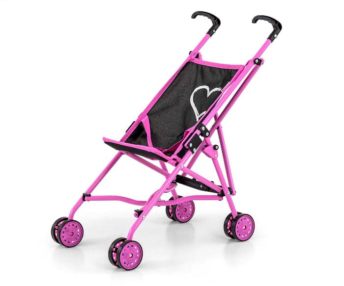 Carrinho de Bonecas Milly Mally Julia Prestige Black