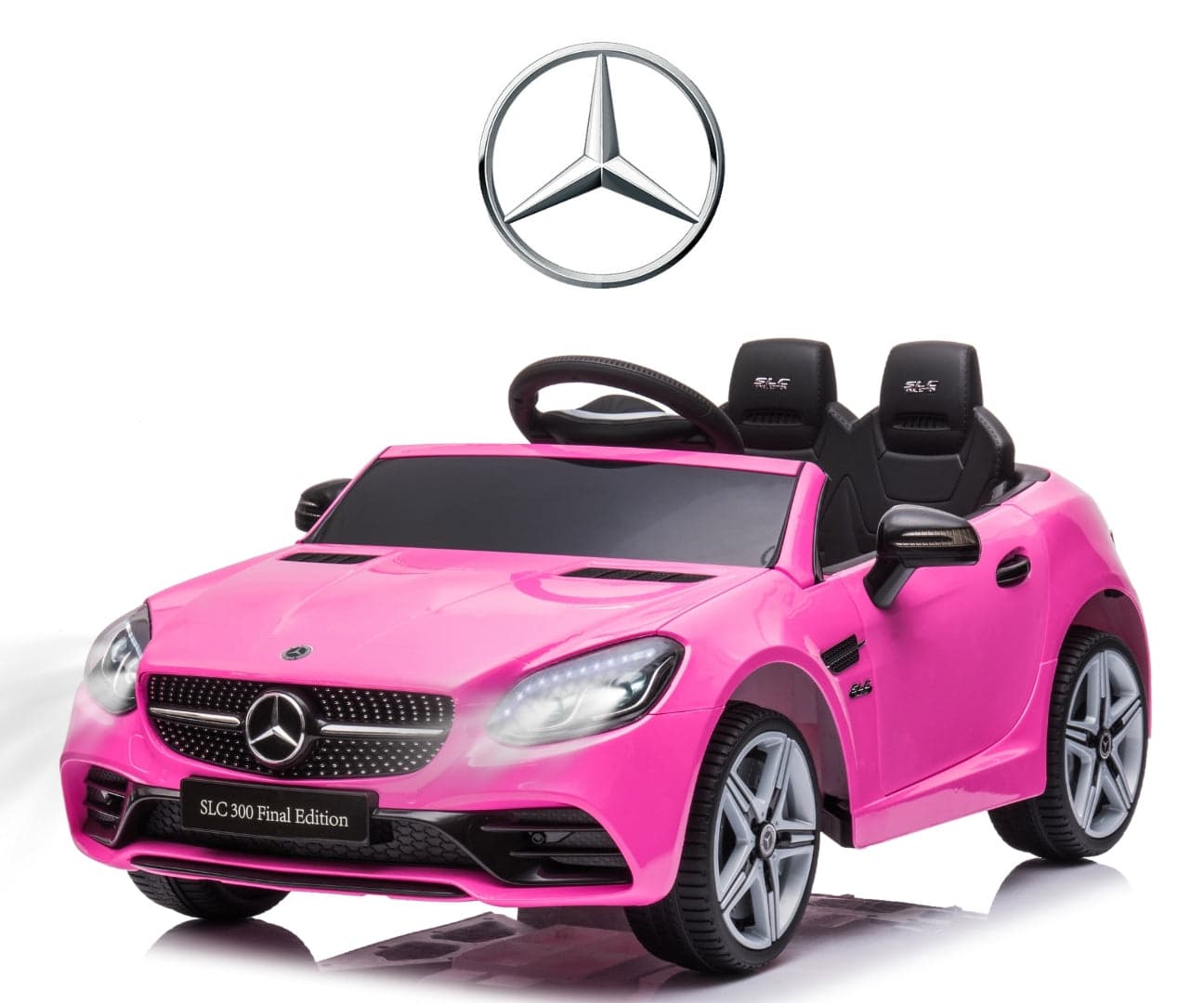 Ride-on Mercedes-Benz Slc Cor-De-Rosa Veículo A Pilhas Milly Mally