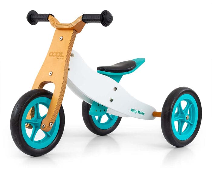 Bicicleta 2 em 1 Milly Mally Cool Classic Mint