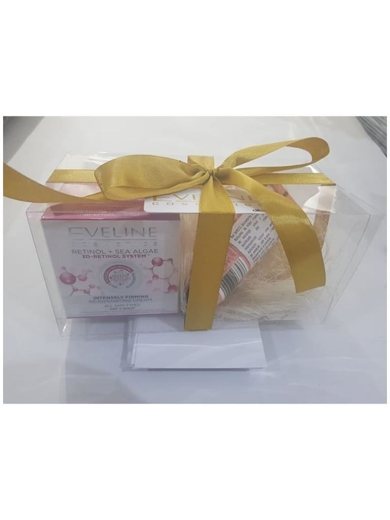 Eveline Retinol System Intensely Firming Day E Night Cream 50Ml + Eveline Hand Balm Stranberry 50Ml