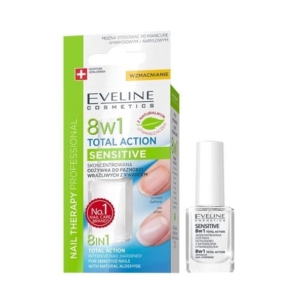Eveline Total Action Verniz Endurecedor 8 em 1 12ml