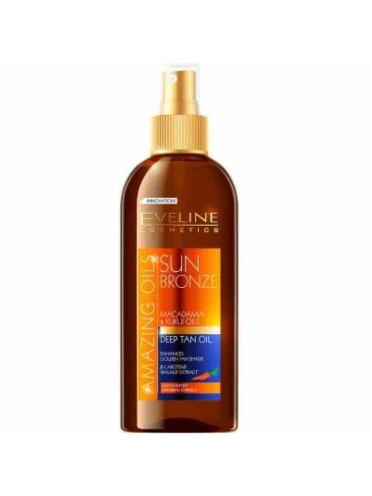 Eveline Amazing Oils Sun Bronze Deep Tan Oil 150Ml
