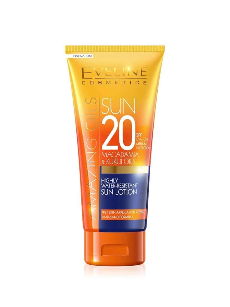 Eveline Amazing Oils Highly Water Resist Sun Lotion Spf20 200Ml