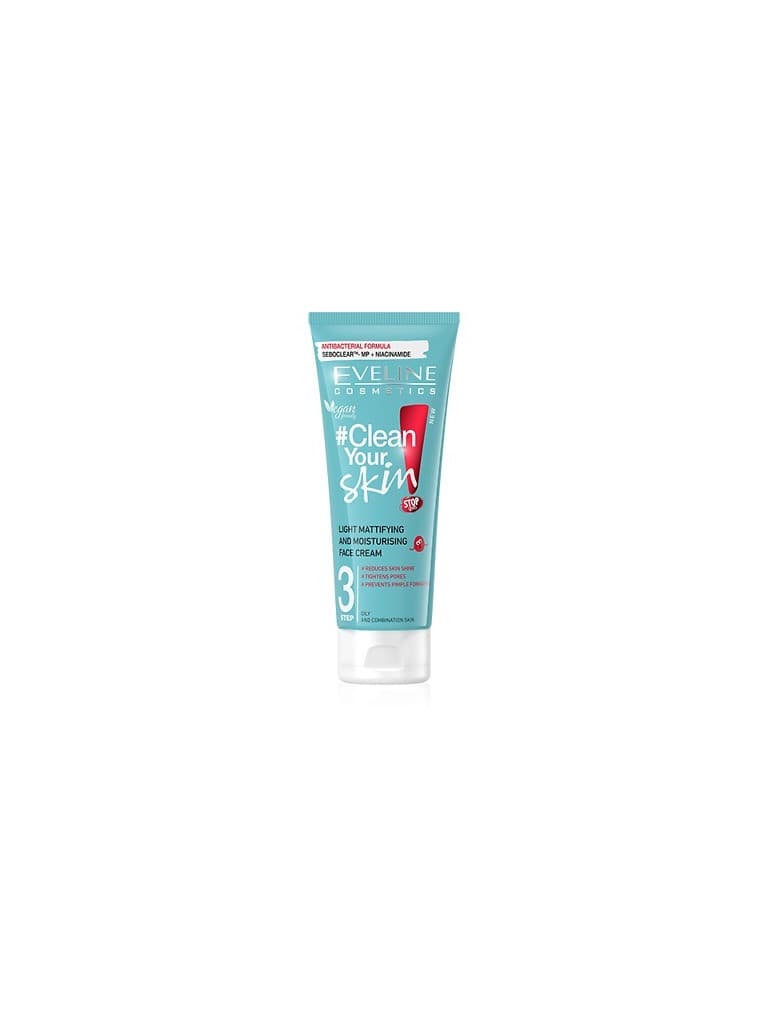 Eveline Clean Your Skin Light Mattifying And Moisturising Face Cream 75Ml