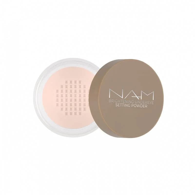 NAM Cosmetics Brightning Undereye Setting Powder 3g – Olheiras & Linhas Finas