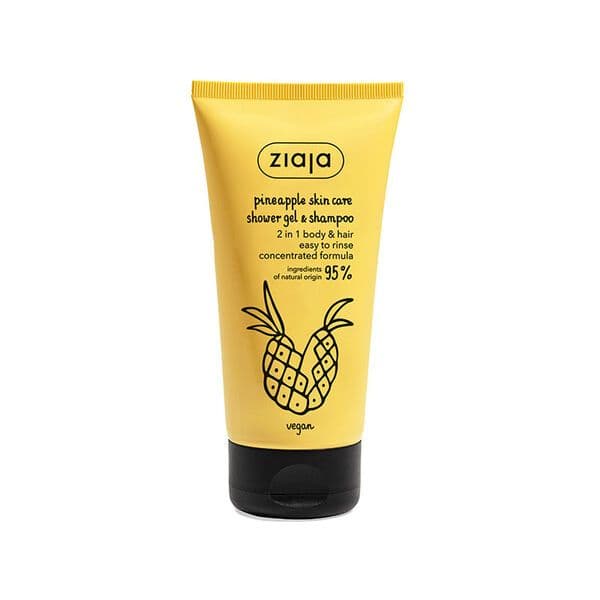 Ziaja Gel de Banho e Shampoo de Ananás 160 ml