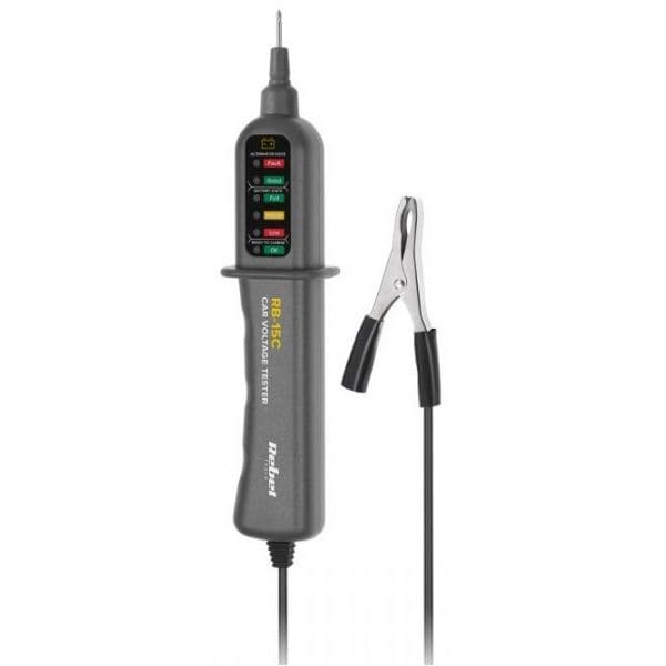 Rebel Testador de Baterias e Alternador 12V com LEDs RB-15C - MIERB15C