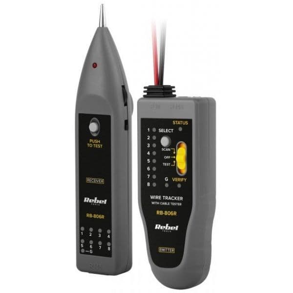 Rebel Testador de Redes (Cabos, Continuidades) com Gerador de Tons RB-806R - MIERB806R