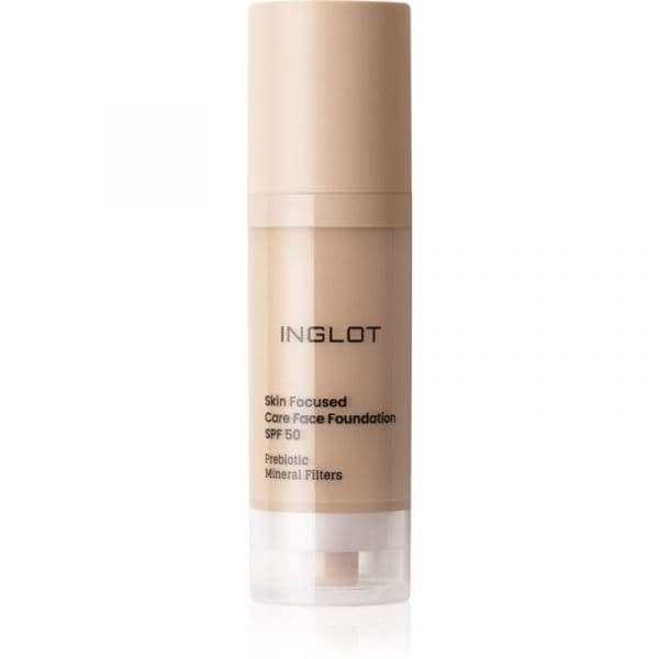 Inglot Skin Focused Care Face Foundation SPF50 Tom 303 Porcelain Beige 30ml