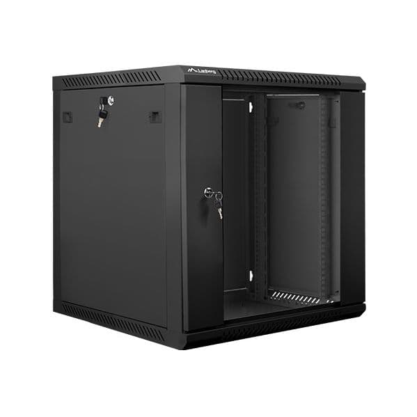 Lanberg Armário Bastidor 19" 12U 600x600x640 (preto) - WF01-6612-10B