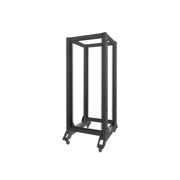 Rack Lanberg OR01-6827-B Aberto 27U Preto 600 kg 26 kg