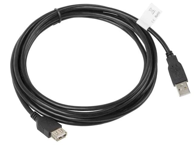Lanberg Cabo Usb-a 2.0 Macho / Usb-a Fêmea 3m - CA-USBE-10CC-0030