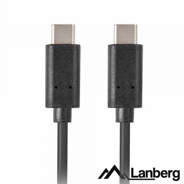Lanberg Cabo Usb-c 2.0 Macho / Usb-c Macho 1.8m Preto - CA-CMCM-10CU-0018