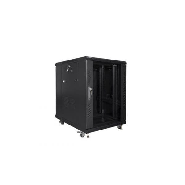 Rack Independente Lanberg FF01-6815-12B 15U 800kg Preto RAL9004 Rack