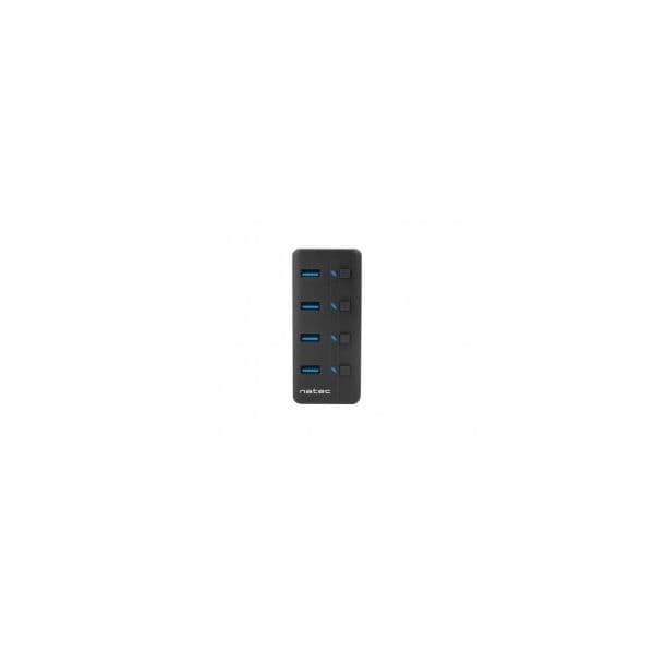 Natec Hub usb 3.0 C/ 4 Portas Interruptores Individuais - NHU-1557