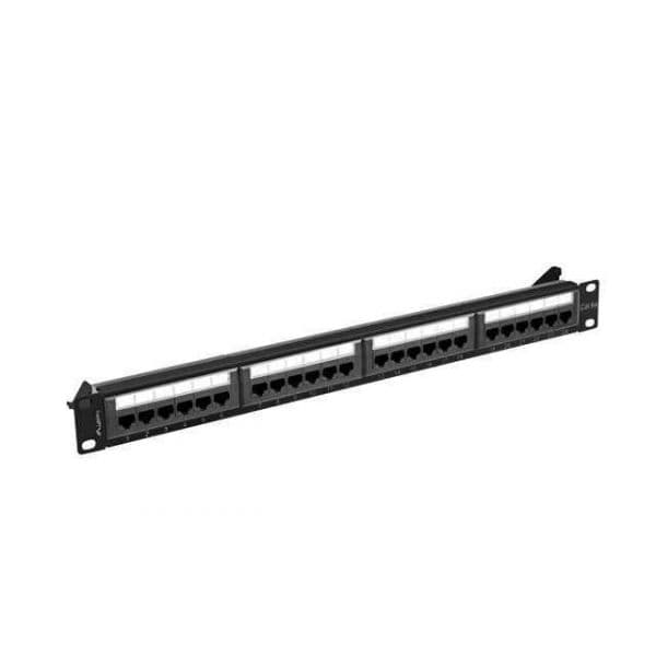 Lanberg Patch Panel 24 Portas Cat.6A UTP Preto 19" 1U PPUA-1024-B