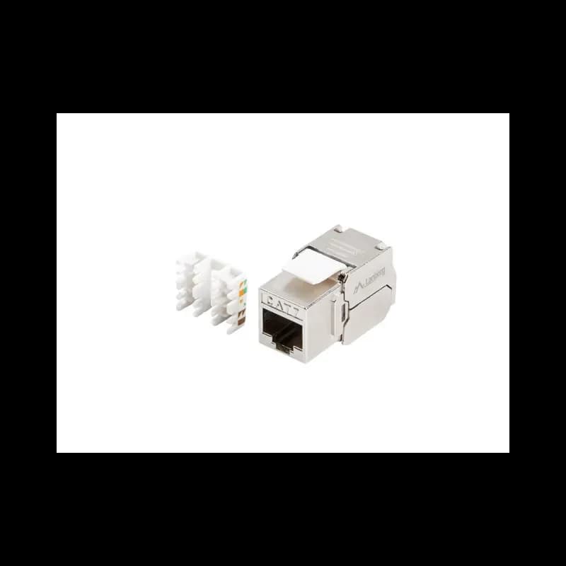 Lanberg Módulo Keystone RJ45 Cat7 FTP 180º Toolless KSF7-2000