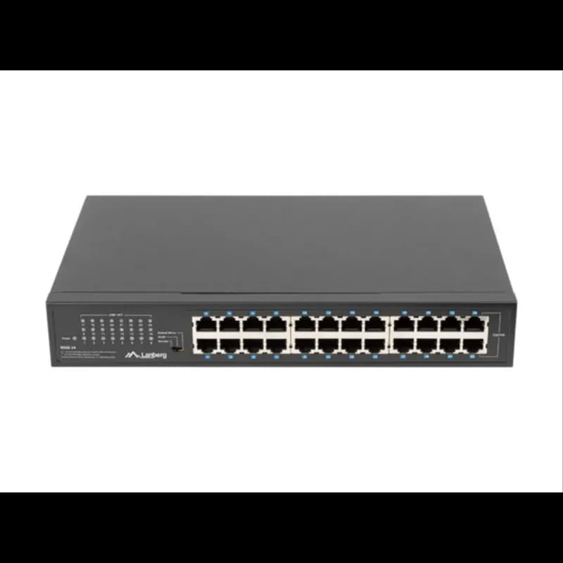 Lanberg Switch Switch 24 Ports Gigabit Ethernet Rack 19´´ - RSGE-24