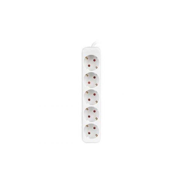 Lanberg Extensão com 5 tomadas schuko 1,5 m branco - - PS0-05F-0150-W