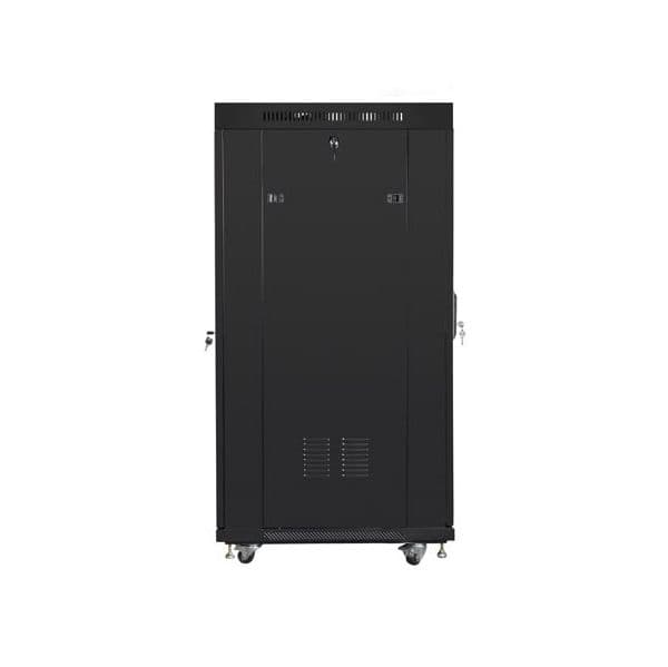 Rack Lanberg FF01-6827-23BL 27U 1200kg Preto com Ventilação e LCD