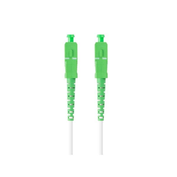 lanberg Latiguillo Fibra Óptica SC/APC a SC/APC Simplex Monomodo G657A2 2.5m White - 10434765