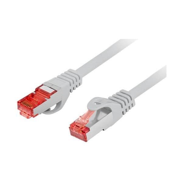 Lanberg Cabo de Rede RJ45 Ftp CAT6 Cinzento (10 Mts) - PCF6-10CU-1000-S