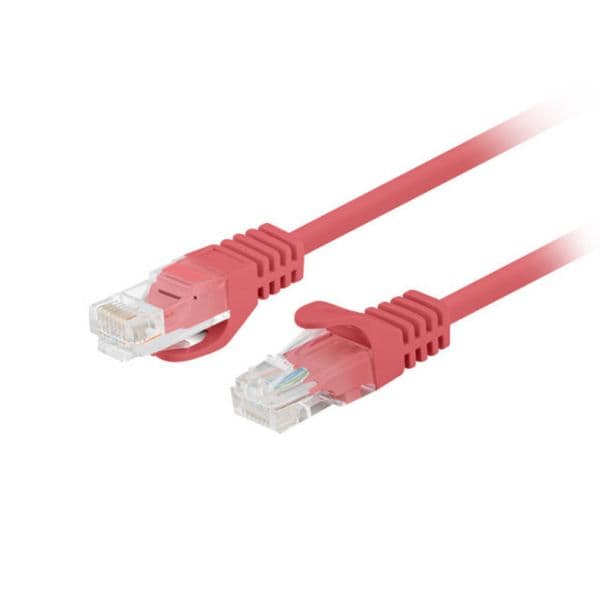 Lanberg PCU6-20CC-0100-R Cabo de Rede Vermelho 1 M Cat6 U/Utp (Utp)