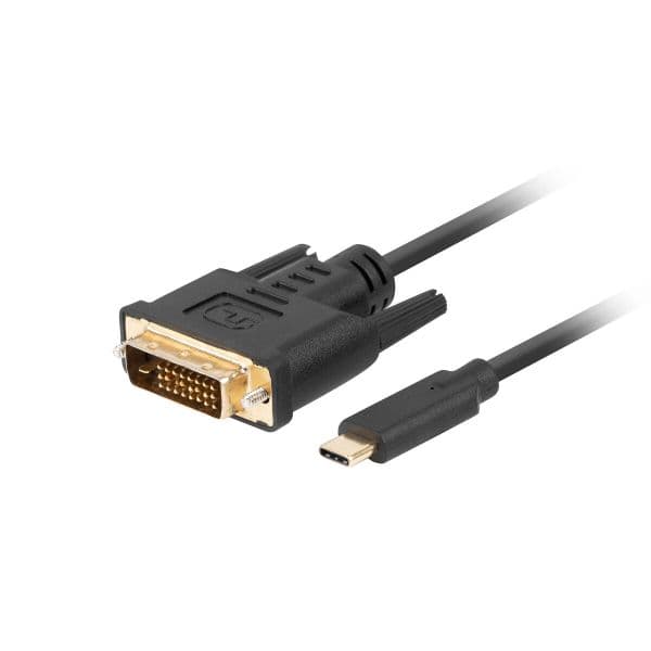 Lanberg ca-cmdv-10cu-0018-bk Adaptador de Cabo de - KBALAEUSB0117_CA-CMDV-10CU-0018-BK
