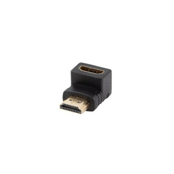 Lanberg Adaptador HDMI 4K Macho para Fêmea Ângulo para Baixo Preto